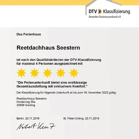Reetdachhaus-seestern Garding